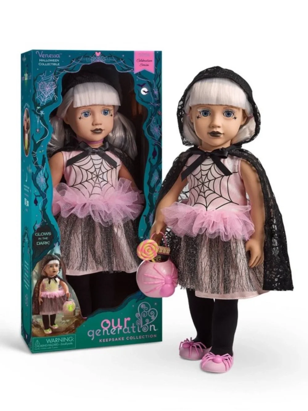 Our Generation Vanessa Spider Queen Halloween Collectible Doll Limited Edition
